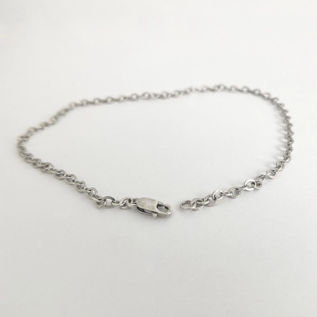 Adjustable Chain Anklet Bracelet 925 Sterling Silver, 10.5 Inches, 3.28 Grams - 6