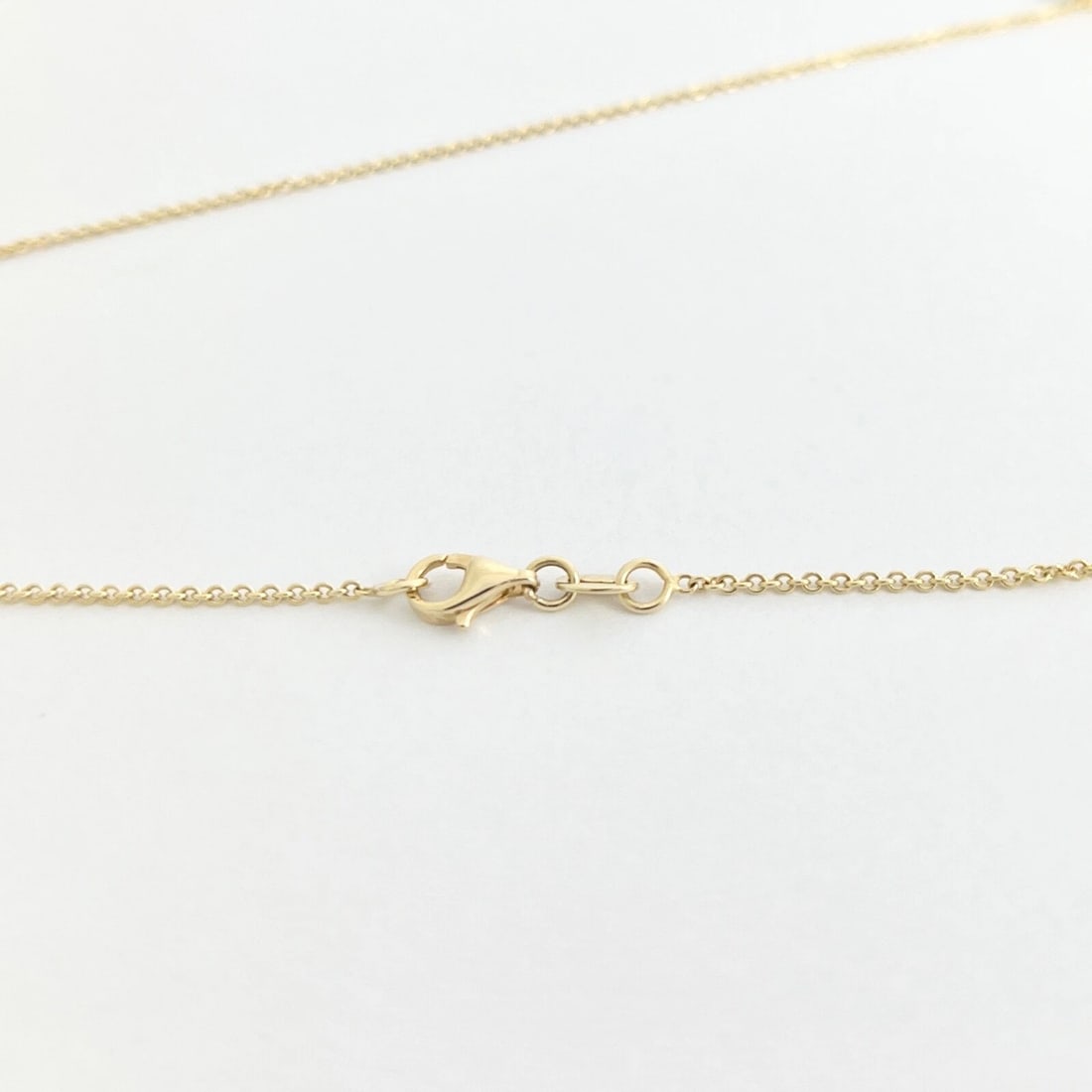 Emerald Diamond Gemstone Teardrop Pendant Necklace 14K Yellow Gold, 3.98 Grams - 7