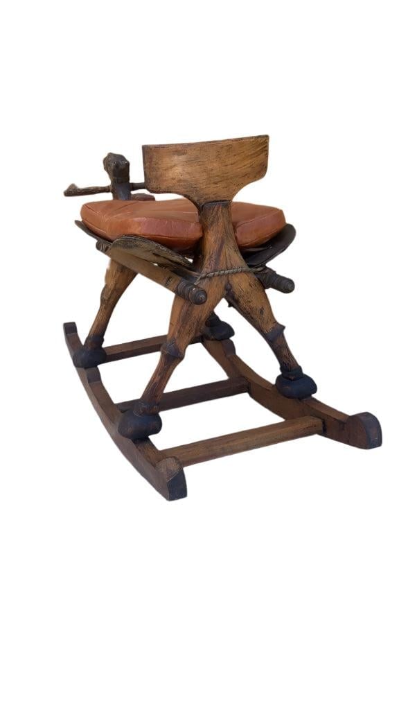 Antique Turkish Camel Rocker - 8