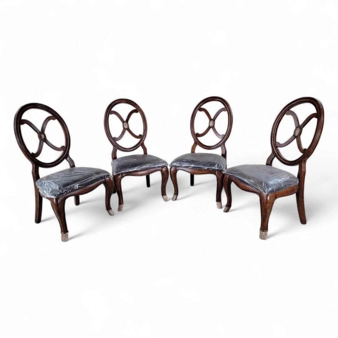 Vintage Contemporary Tessellated Stone Dining Table and Chairs - 7