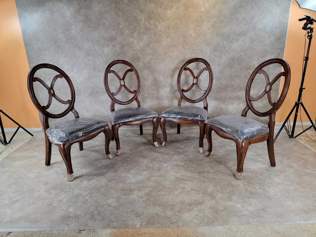 Vintage Contemporary Tessellated Stone Dining Table and Chairs - 8