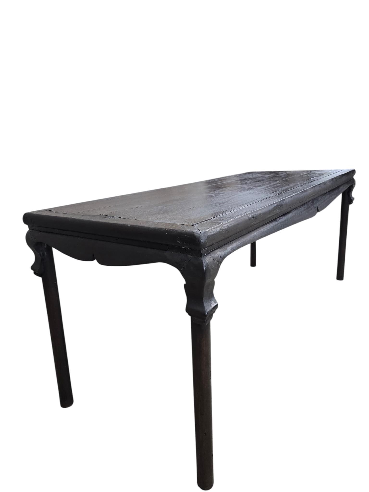 Vintage Shanxi Province Elm Table - 7