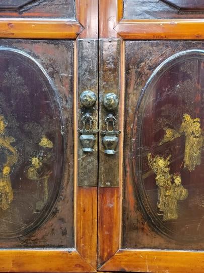 Antique Chinese Cabinet - 7