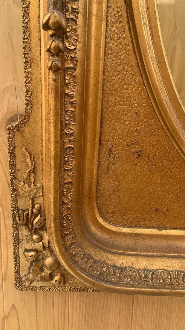 Antique French Napoleon III Style Wall Mirror - 7