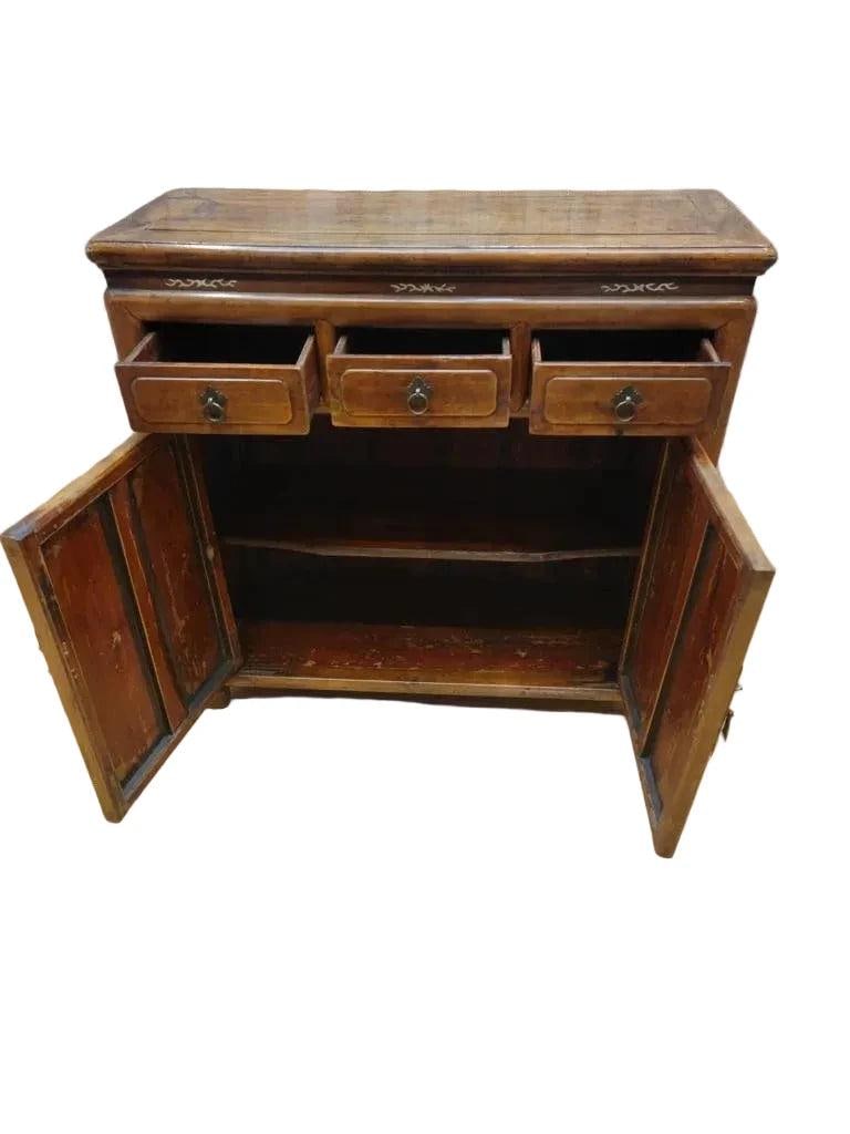 Antique Shanxi Province Elm Cabinet - 3