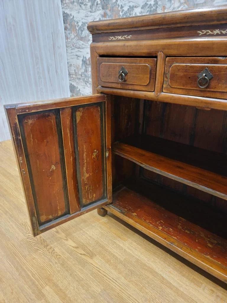 Antique Shanxi Province Elm Cabinet - 5