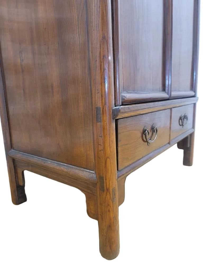 Antique Shanxi Province Elm Storage Cabinet - 5