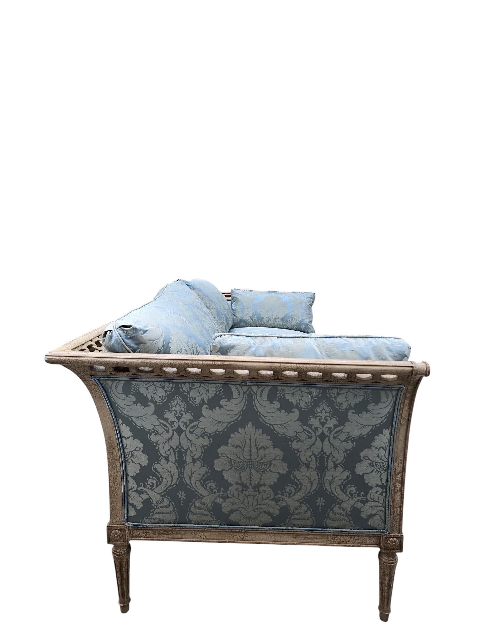 Hollywood Regency / Neoclassical Style Sofa by TRS Furniture, Inc. - 4