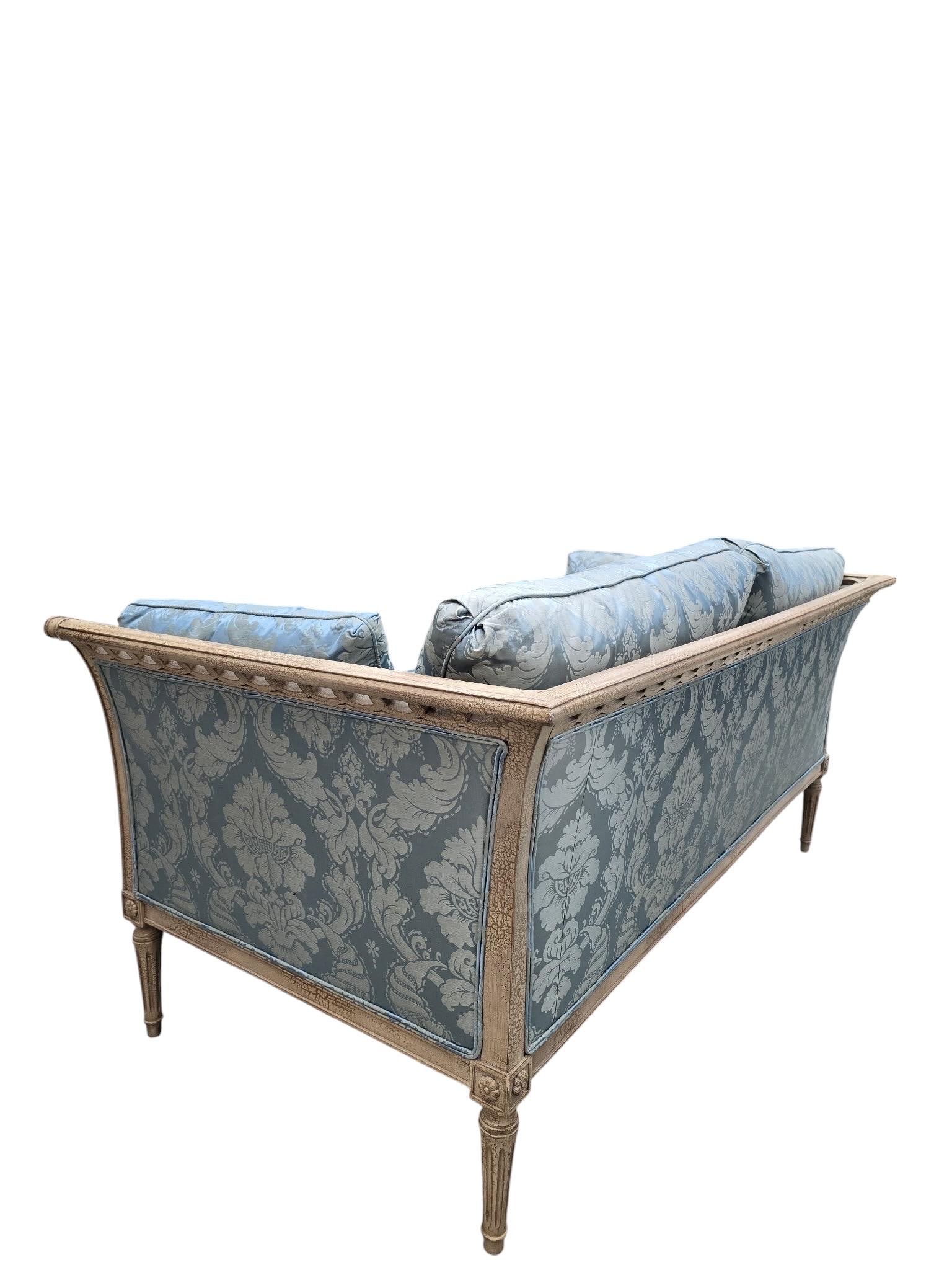 Hollywood Regency / Neoclassical Style Sofa by TRS Furniture, Inc. - 7