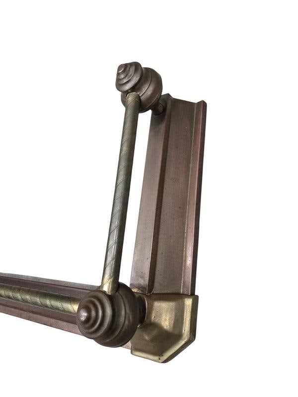 MCM Victorian Revival Style Fireplace Fender by Decorative Crafts Inc - 2
