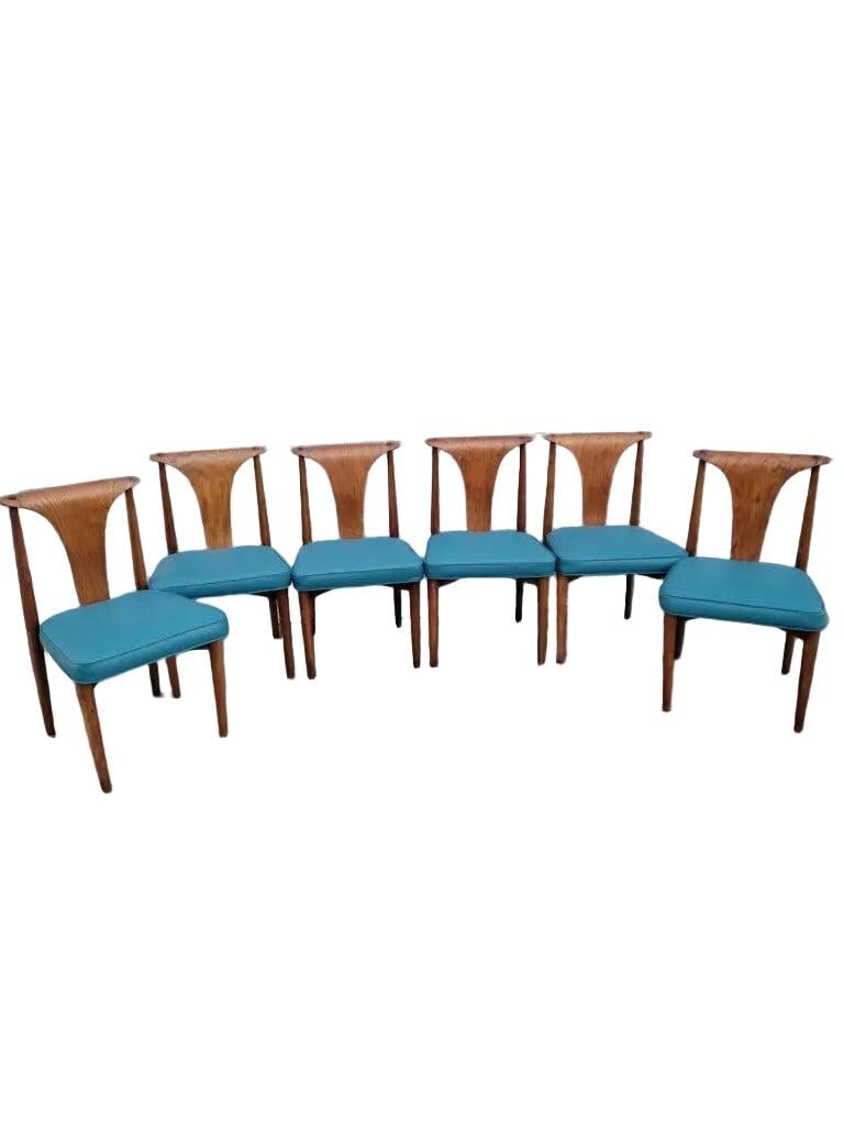 MCM Lawrence Peabody Dining Chair Newly Reupholstered - Set of 6 - 7