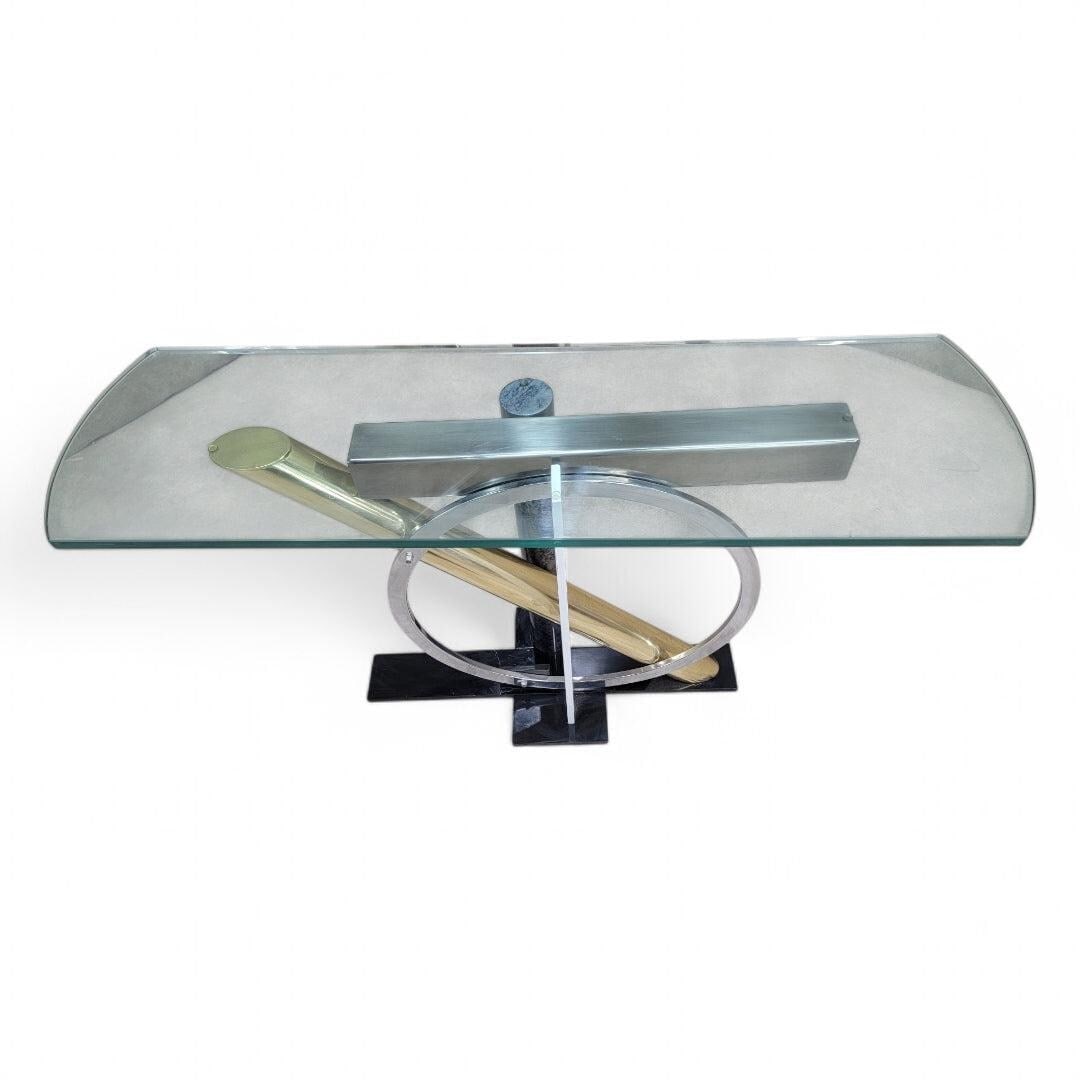 Modern Kaizo Oto for DIA Glass Top Console Table - 2