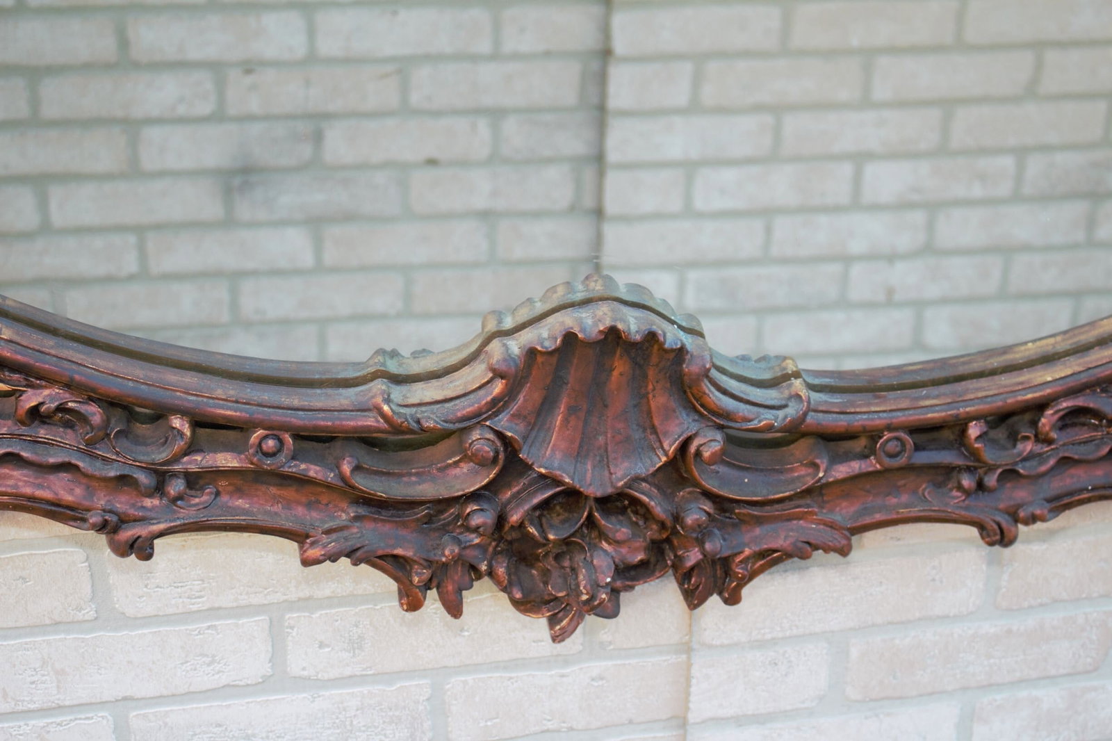 Vintage Italian Ornate Wall Mirror - 5