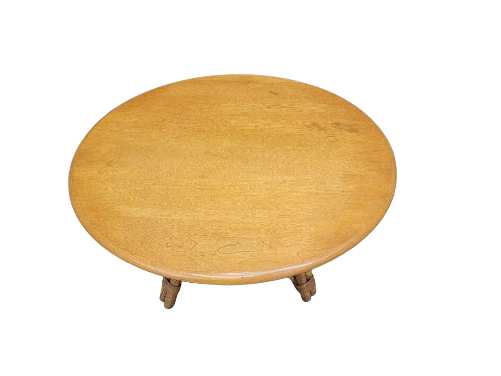 MCM Coastal Swivel Bamboo Coffee Table by Heywood Wakefield - 4