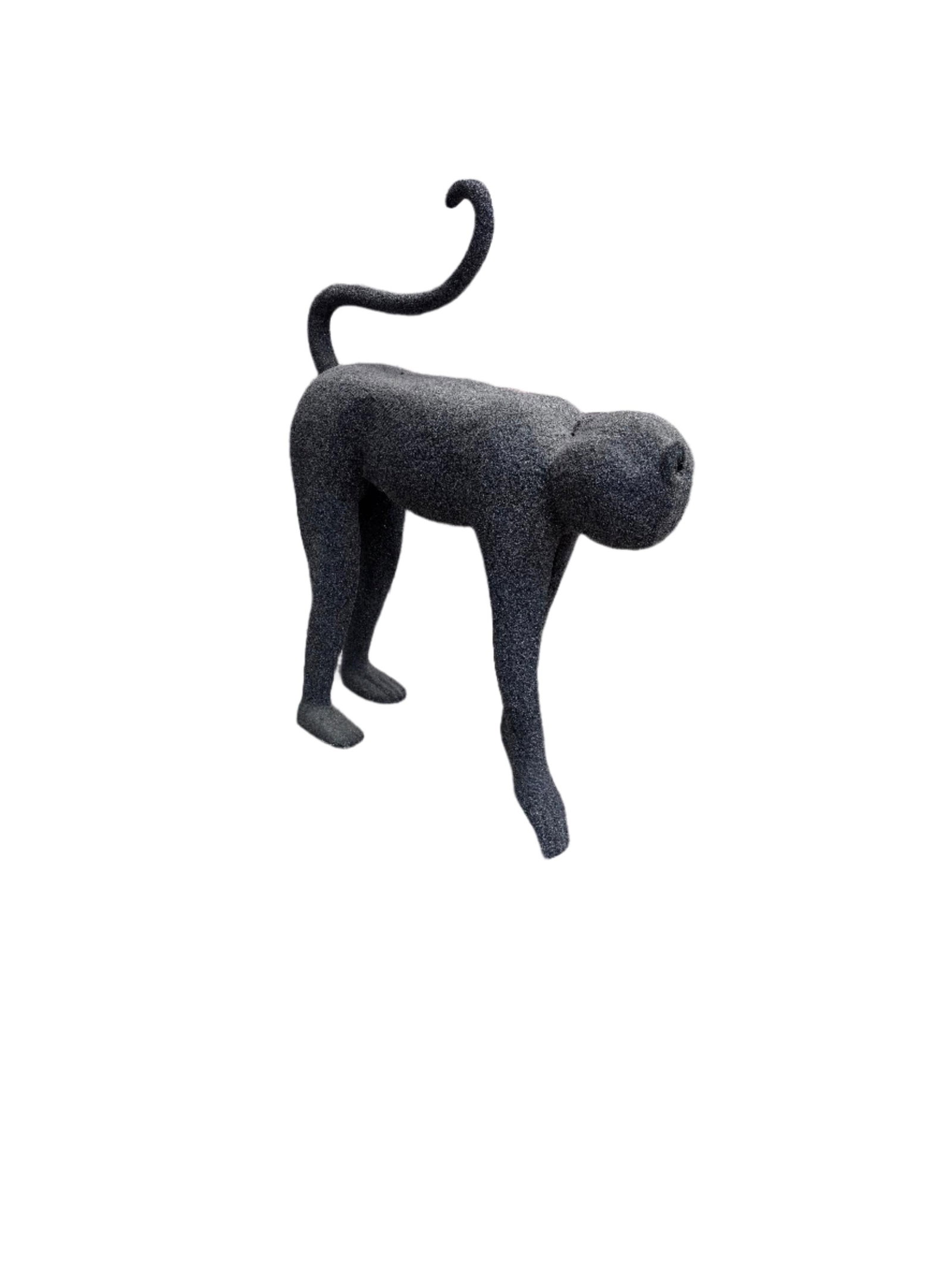 MCM Crouching Monkey Sculpture - 6