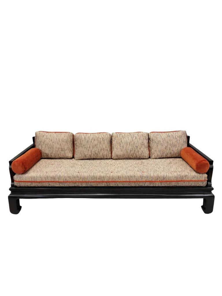 MCM Ming Sofa and Chair Set by Baker Furniture Newly Reupholstered - 4