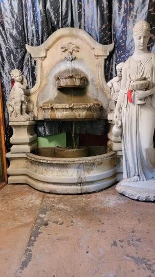 Antique Tuscan Stone Fountain - 4