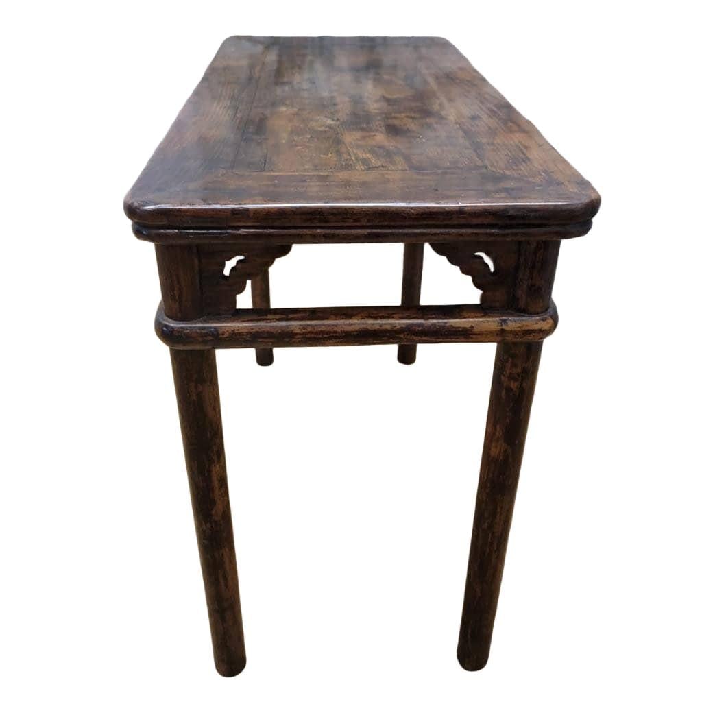 Antique Shanxi Province Elm Accent Table - 3