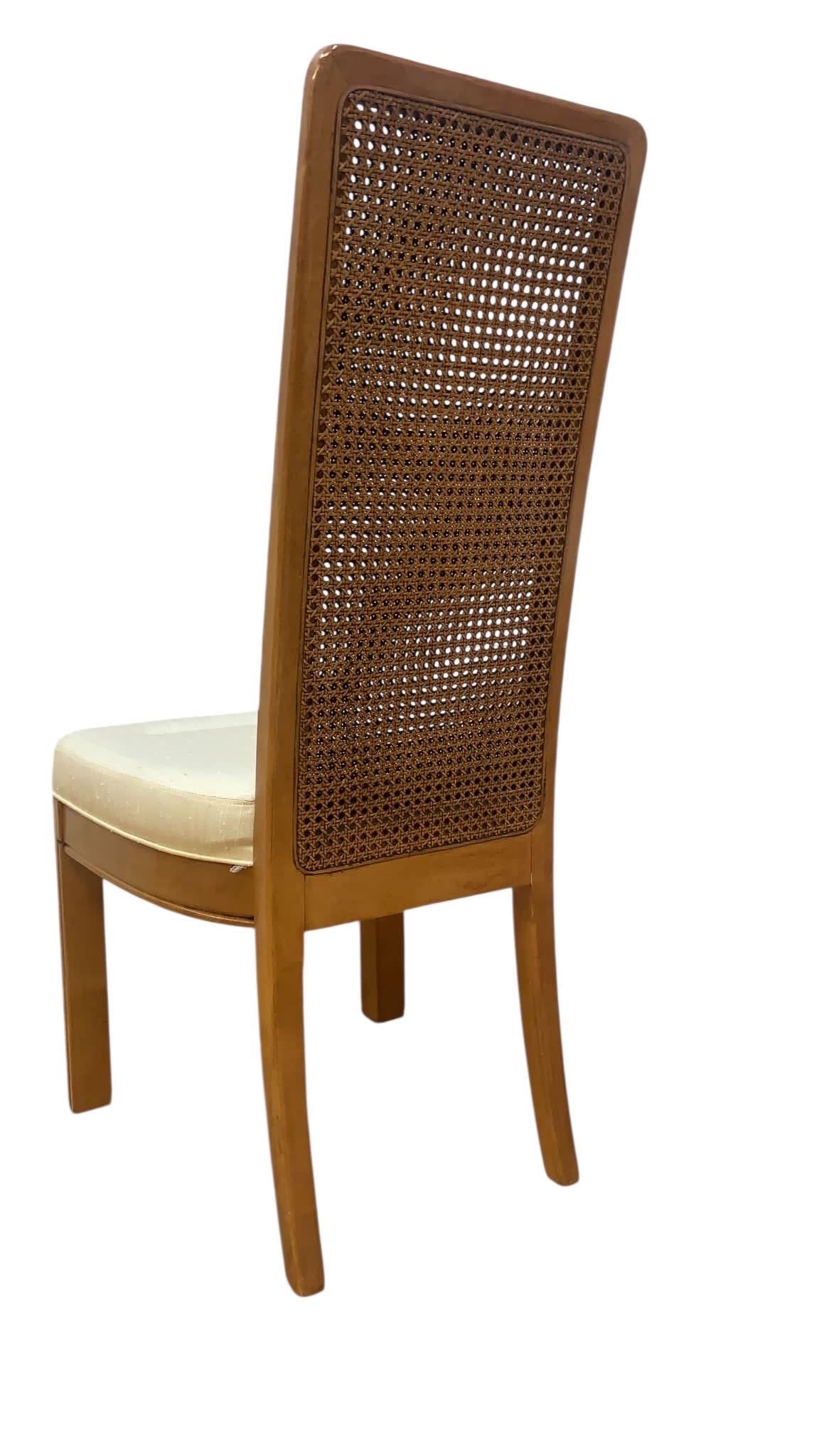 MCM American of Martinsville Cane Dining Chairs - 6 - 7