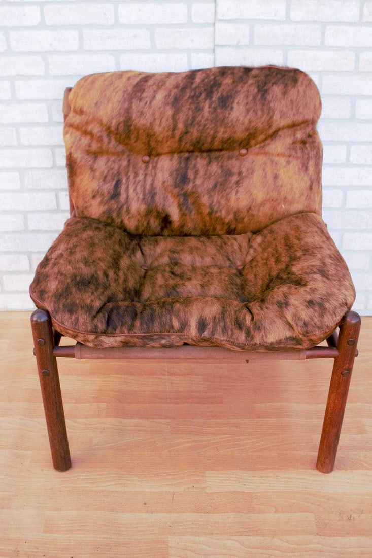 MCM Sirocco Sling Back Safari Chair by Arne Norell Newly Upholstered - 2