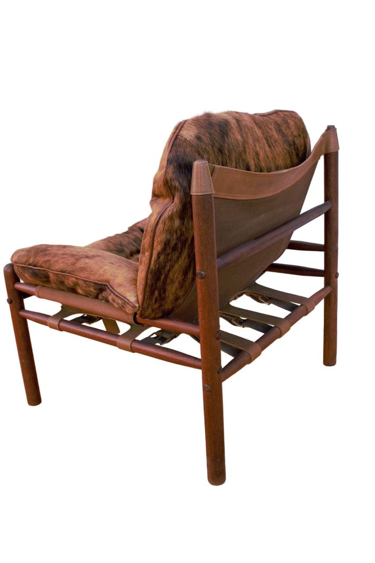 MCM Sirocco Sling Back Safari Chair by Arne Norell Newly Upholstered - 5