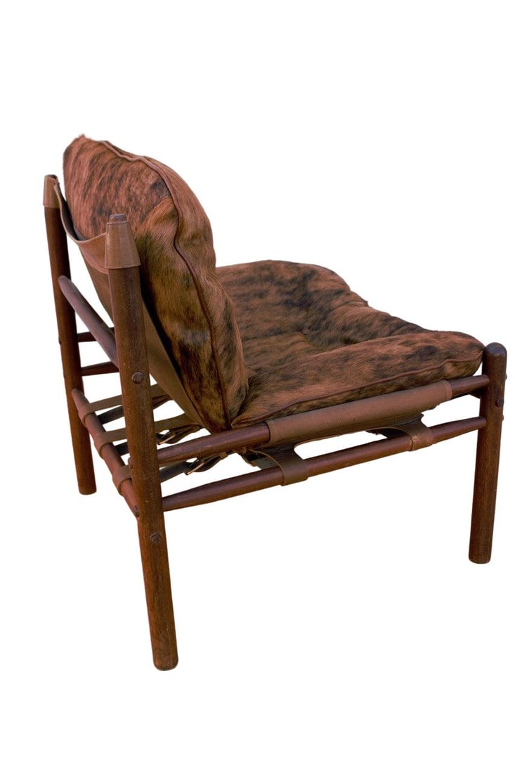 MCM Sirocco Sling Back Safari Chair by Arne Norell Newly Upholstered - 6