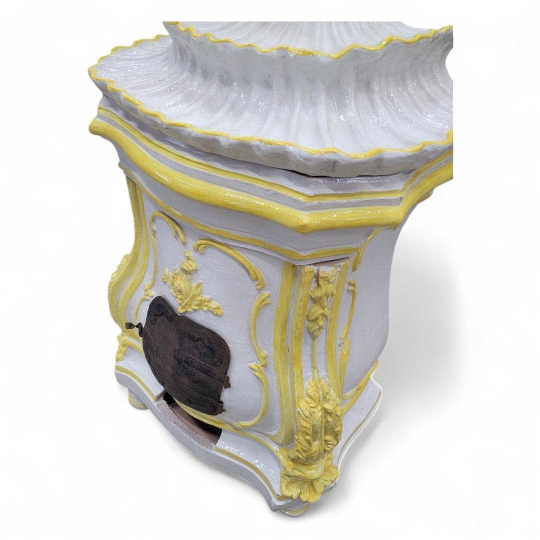 Antique Rococo Style Italian Majolica Stove - 7