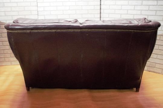 Hancock & Moore Austin Loveseat and Armchair in "Oxblood" Leather - 2 Piece Set - 3