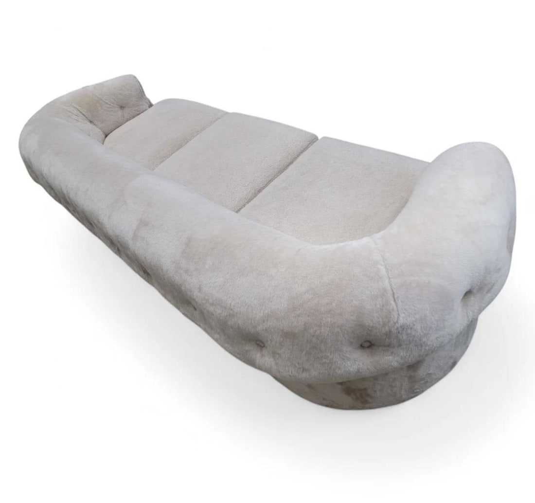 MCM Cream Teddy Bear Sofa by Schweiger Industries (1 of 7)