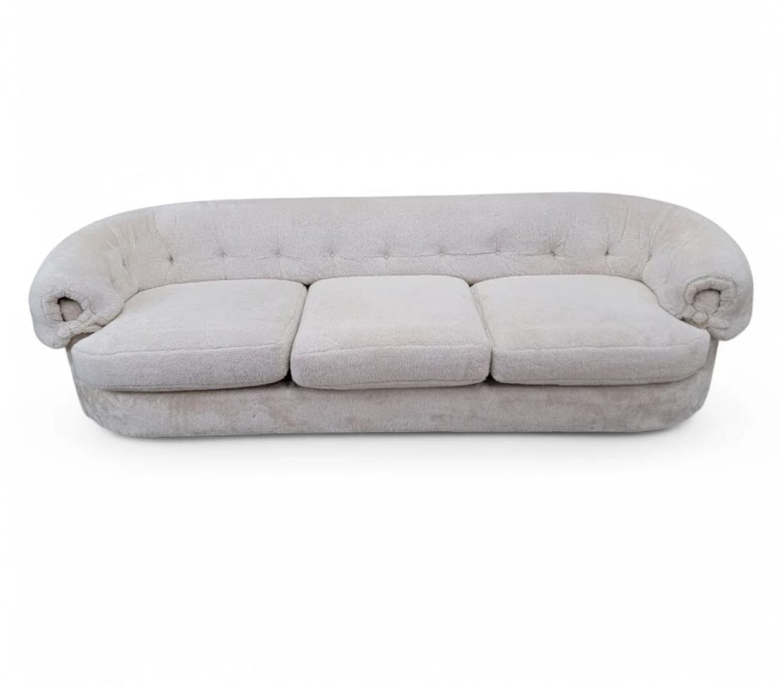 MCM Cream Teddy Bear Sofa by Schweiger Industries - 6