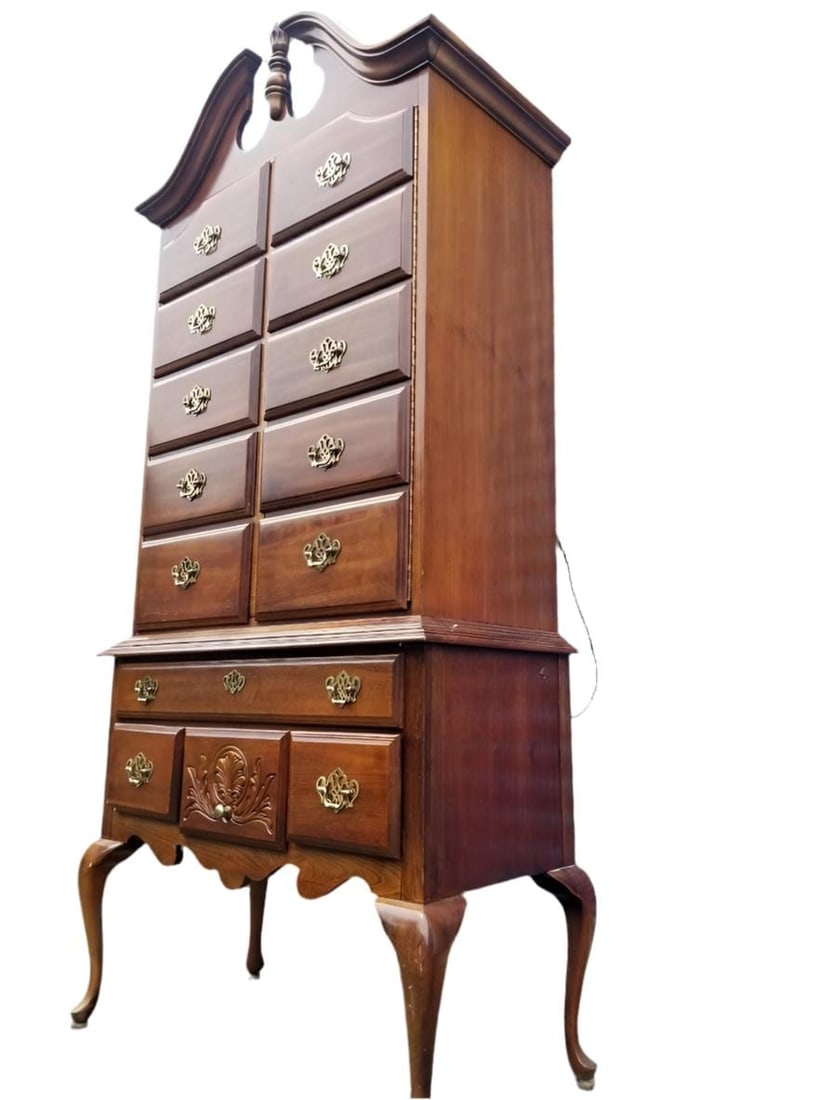 American Drew Traditional Highboy Chest Designed Cabinet - 3