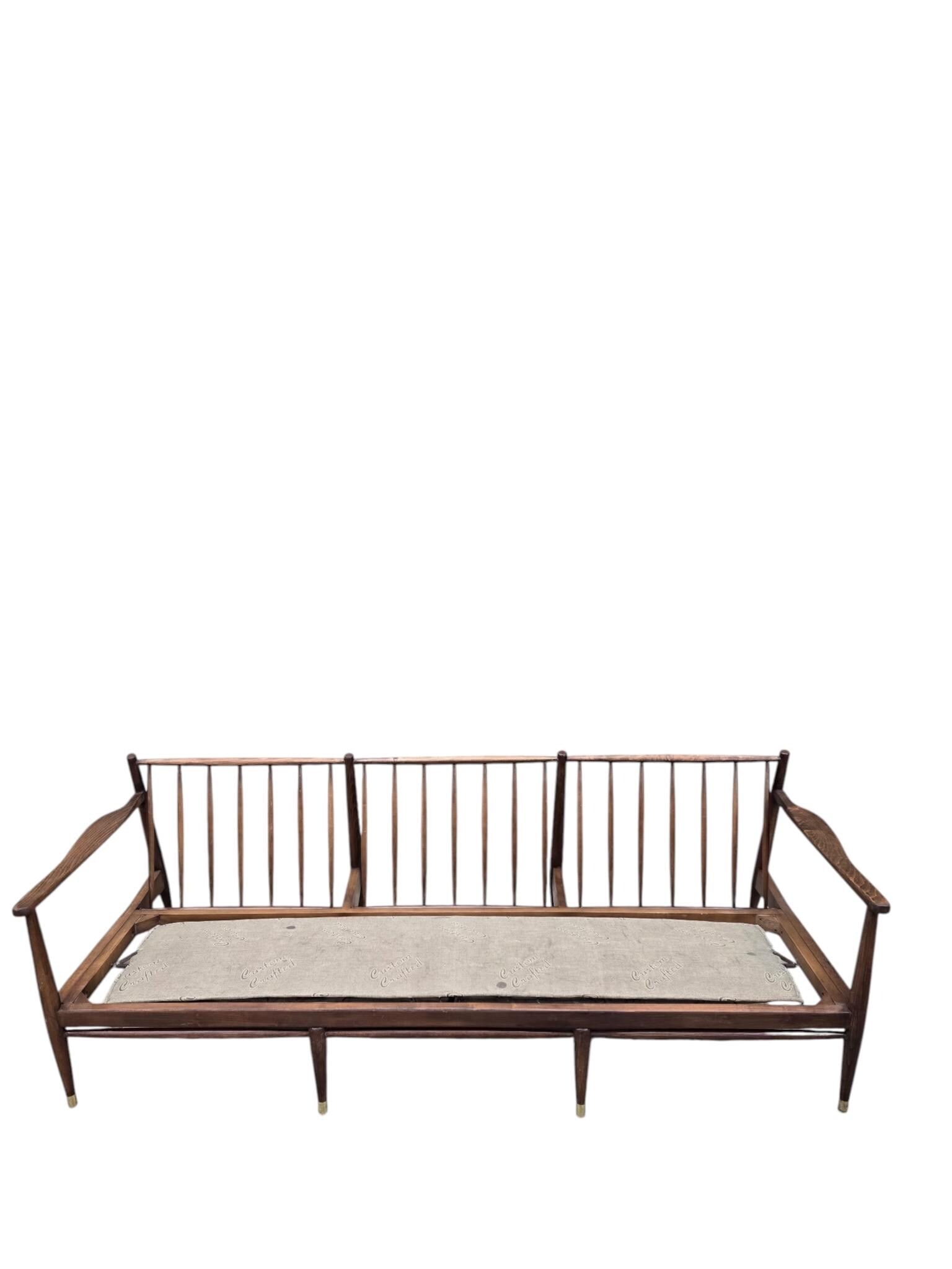Danish Modern Sofa by Ib Kofod-Larsen Newly Reupholstered - 3