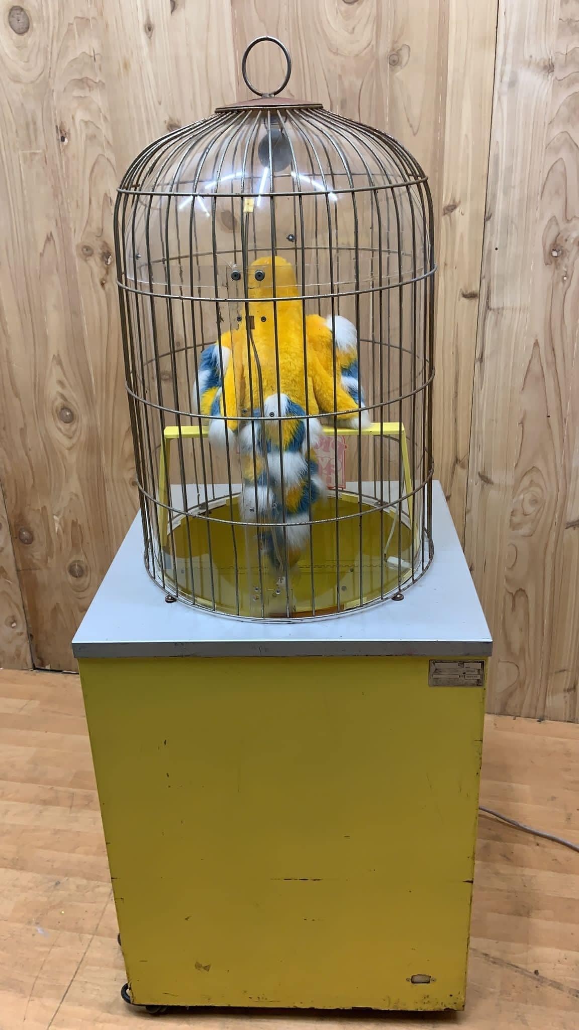 Vintage Gray Hound Talking Parrot Prize Every Time Vending Machine - 4