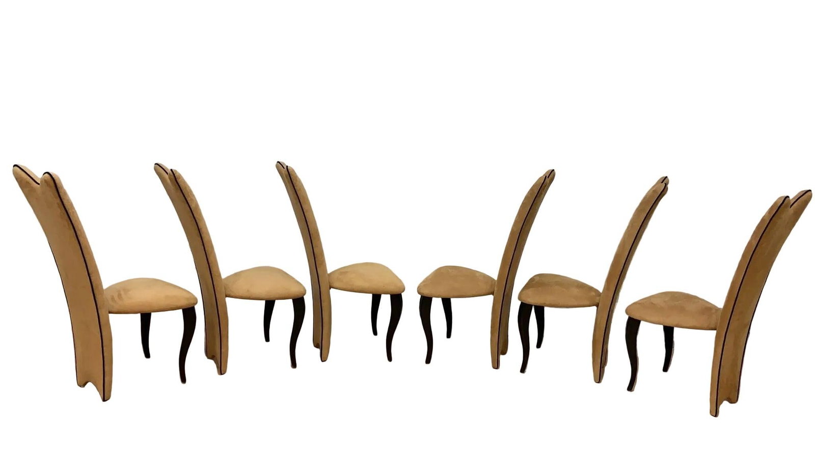 Italian Art Deco Extending Dining Table with 6 Dining Chairs - 8