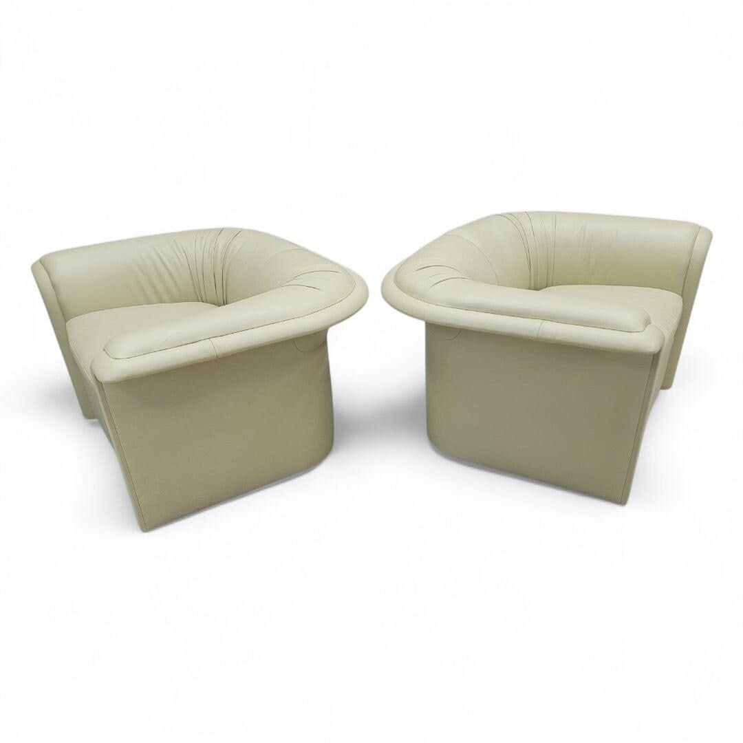 MCM Oversized Flare Arm Lounge Chairs for Dunbar Newly Reupholstered - Pair - 7