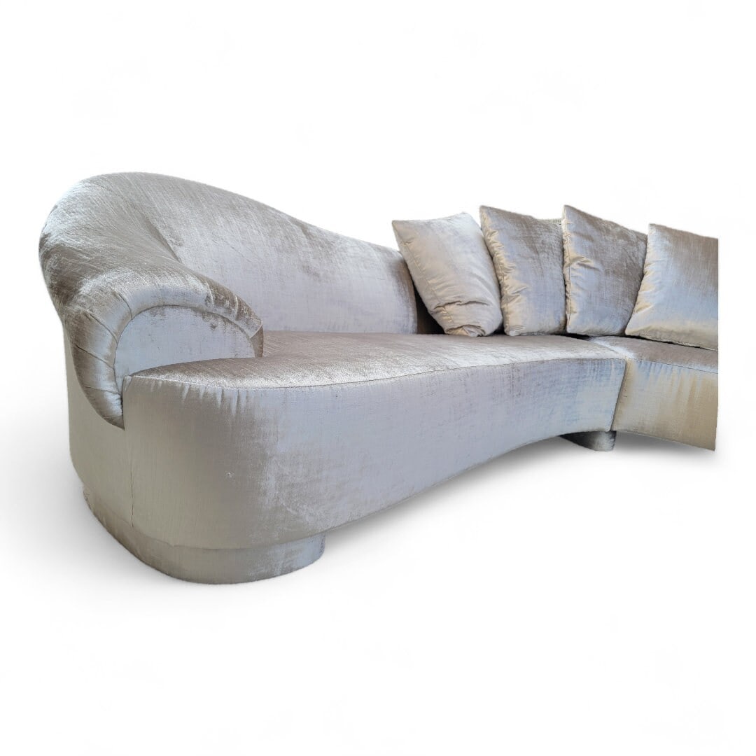 Postmodern Sectional Sofa By Carsons Newly Reupholstered - 4