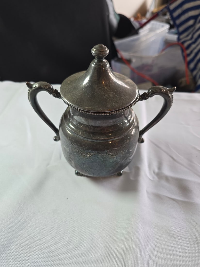 Assorted Silverplate Hollowware Serving Pieces - 9 Piece Collection - 7