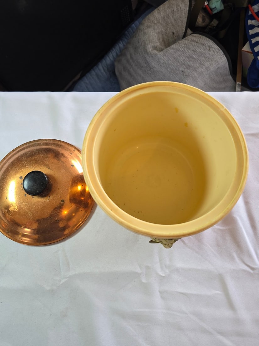 Collection of Three Vintage Ice Buckets - Copper and Chrome - 7