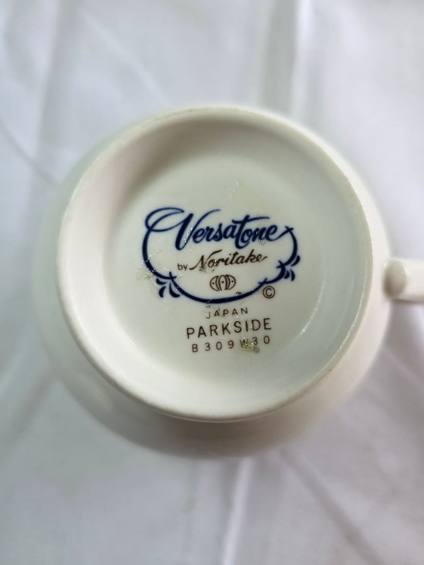 Noritake "Queen Anne" and "Parkside" Porcelain Teacups and Saucers - 6