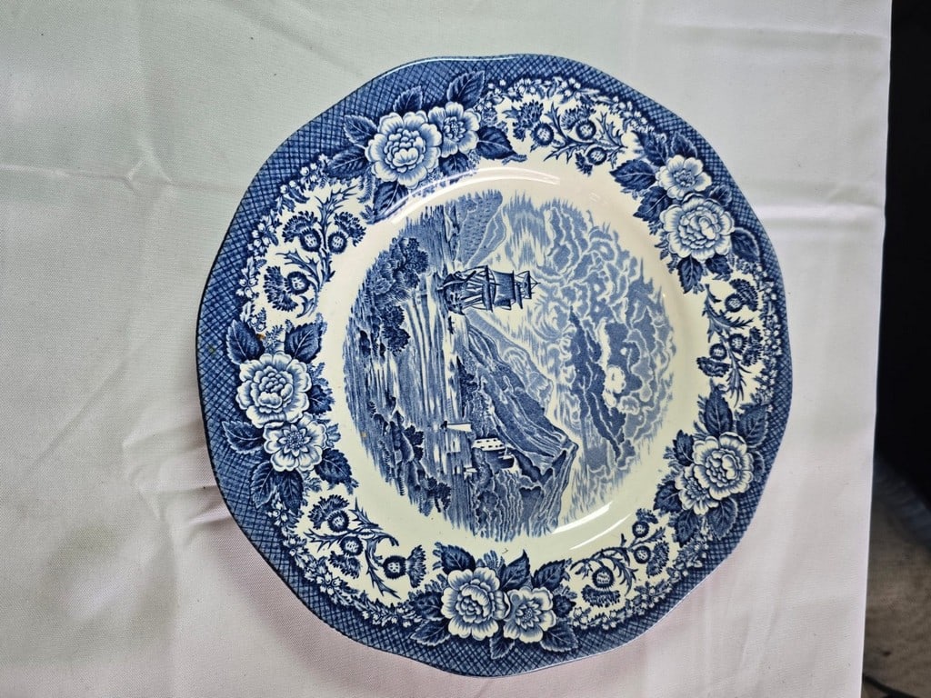 Collection of Blue and White Ceramic Plates - 2