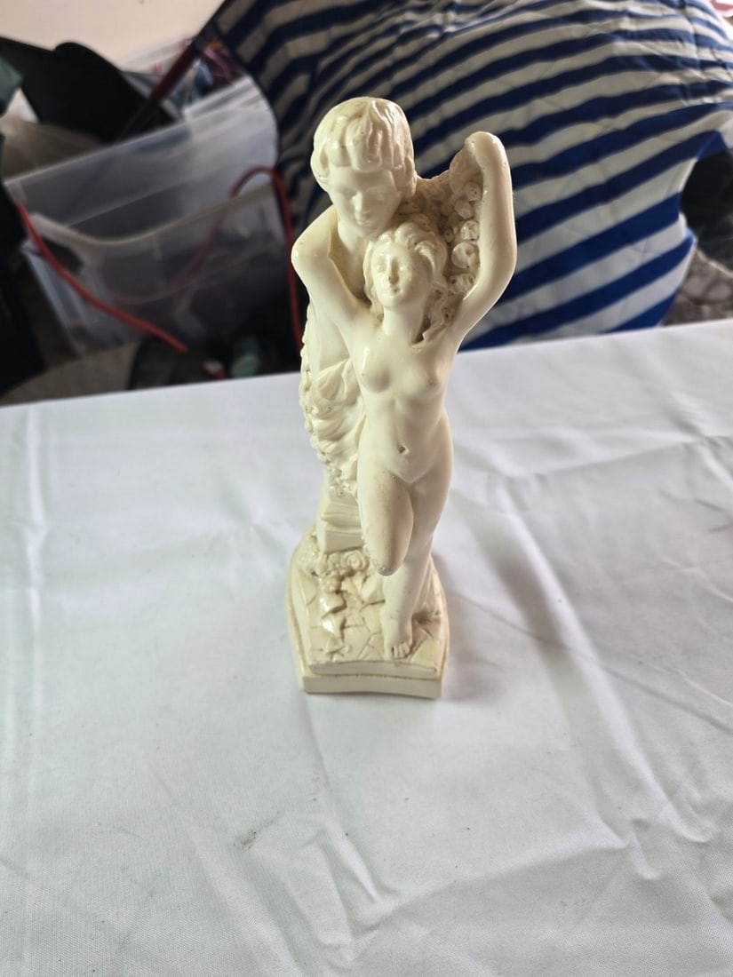 Collection of Six Neo-Classical Style Bisque and Ceramic Figurines - 2