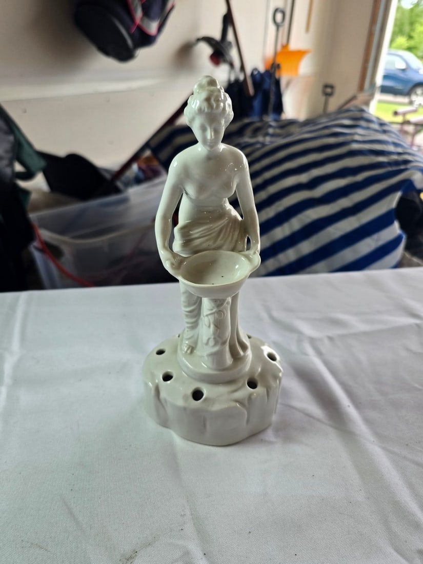 Collection of Six Neo-Classical Style Bisque and Ceramic Figurines - 3
