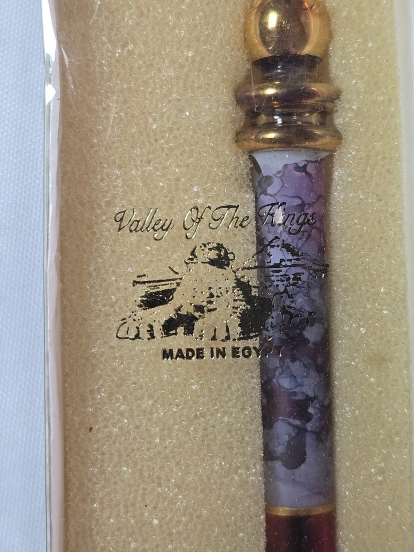 Set of Five "Valley of the Kings" Egyptian-Themed Ballpoint Pens - 7
