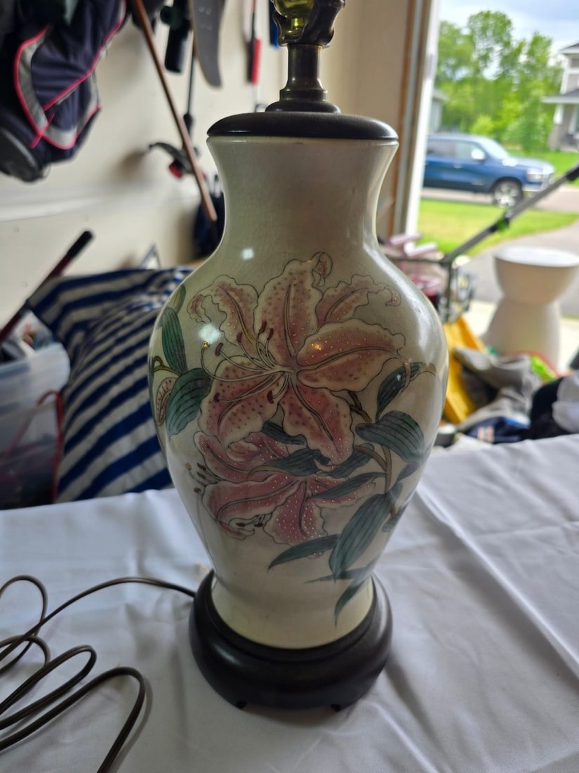 Collection of Five Vintage Table Lamps, Mixed Materials and Styles - 2