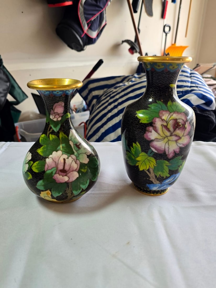 Three Decorative Vases, Made in China - 2