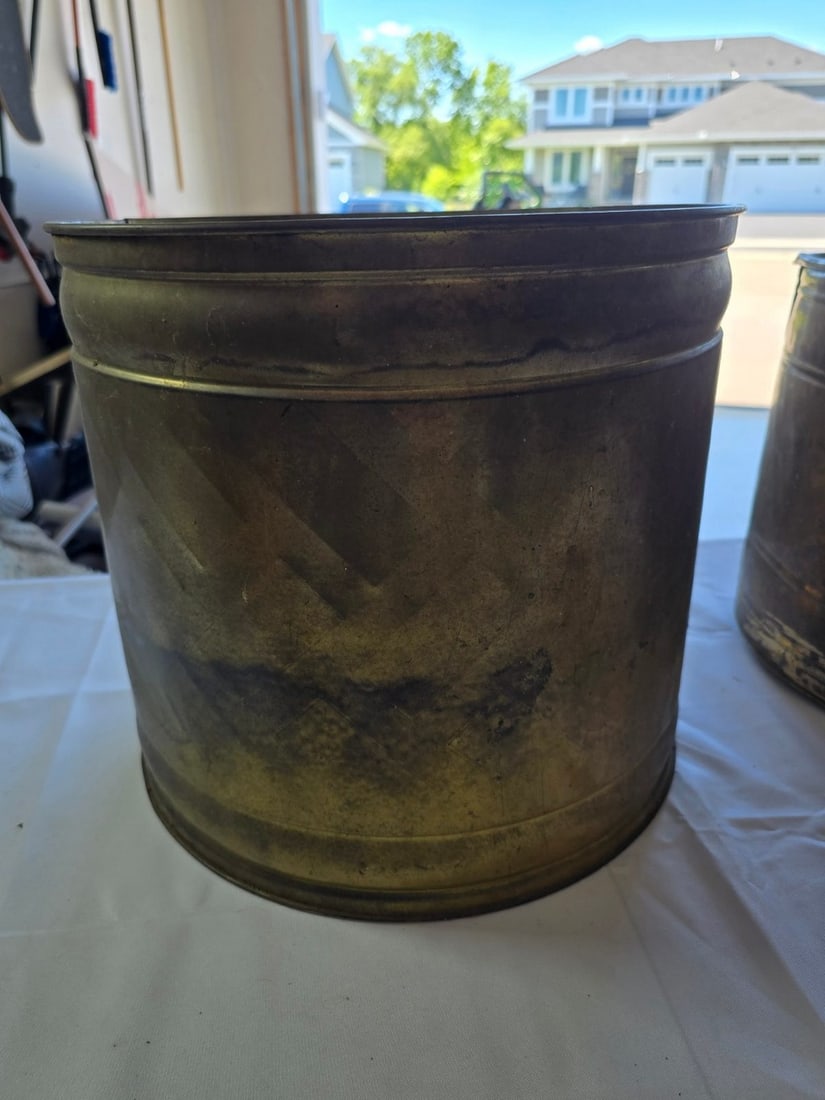 Three-Piece Brass Fireplace Set, Mid-20th Century - 2