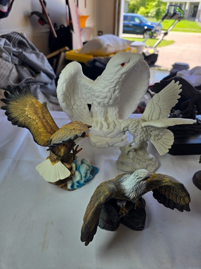 Collection of 11 Eagle Figurines - 2