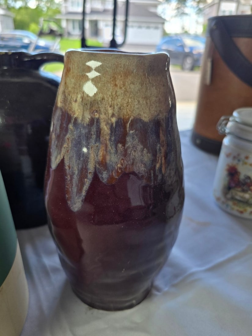 Collection of Assorted Pottery and Woven Demijohn - 5