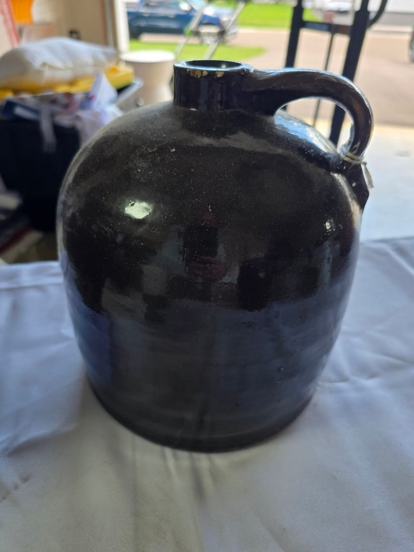 Collection of Assorted Pottery and Woven Demijohn - 6