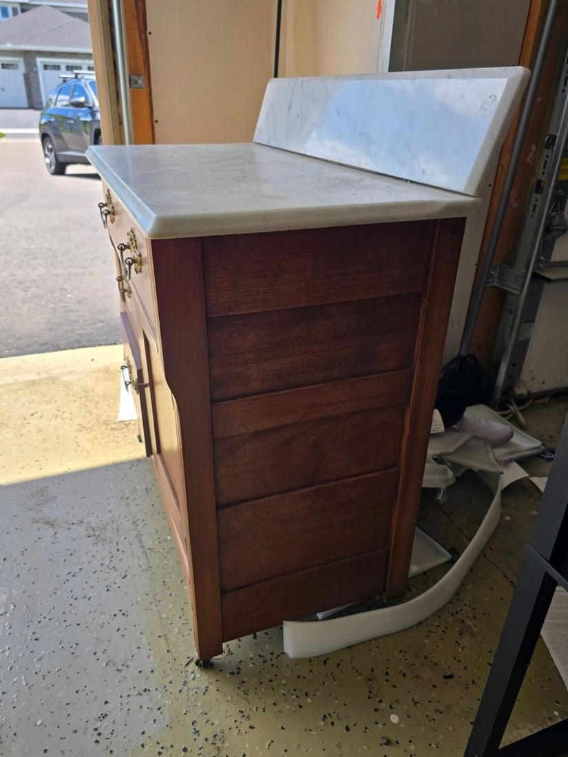 Victorian Marble Top Washstand - 2